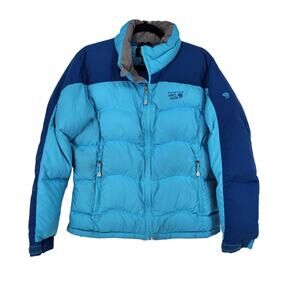 Mountain Hardwear Two-Tone Blue Puffer Jacket